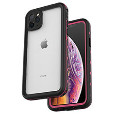 Apple iPhone 11 Pro Max用完全防水ケース ハイブリットバンパーカバー 高級感 手触り良い 360度 W04 アップル ローズゴールド