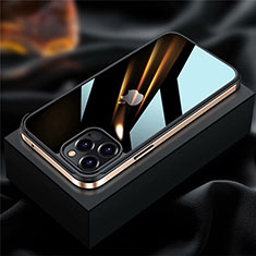 Apple iPhone 12 Pro Max用ケース 高級感 手触り良い アルミメタル 製の金属製 バンパー カバー アップル ゴールド