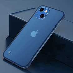 Apple iPhone 13用ハードカバー クリスタル クリア透明 H06 アップル ネイビー