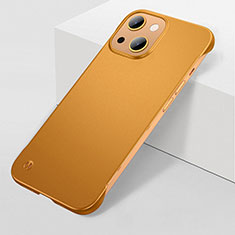Apple iPhone 13用ハードケース プラスチック 質感もマット カバー M04 アップル ゴールド