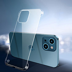 Apple iPhone 13用ハードケース プラスチック 質感もマット カバー M05 アップル クリア