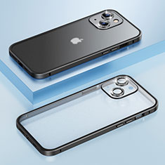 Apple iPhone 13用ケース 高級感 手触り良い メタル兼プラスチック バンパー Bling-Bling LF1 アップル ブラック