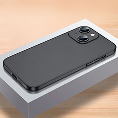 Apple iPhone 13用ハードケース プラスチック 質感もマット カバー QC1 アップル ブラック
