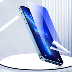 Apple iPhone 13用アンチグレア ブルーライト 強化ガラス 液晶保護フィルム B03 アップル クリア