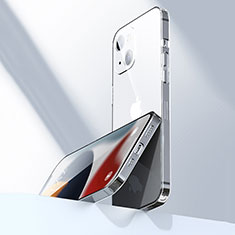Apple iPhone 13 Mini用極薄ソフトケース シリコンケース 耐衝撃 全面保護 クリア透明 A04 アップル クリア