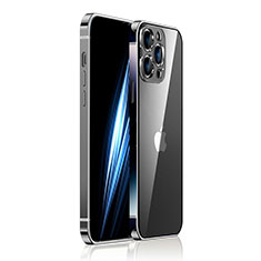 Apple iPhone 13 Pro用ケース 高級感 手触り良い メタル兼プラスチック バンパー JB2 アップル ブラック