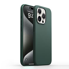 Apple iPhone 13 Pro用360度 フルカバー極薄ソフトケース シリコンケース 耐衝撃 全面保護 バンパー YK1 アップル グリーン