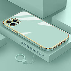 Apple iPhone 13 Pro Max用極薄ソフトケース シリコンケース 耐衝撃 全面保護 S03 アップル グリーン