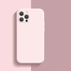 Apple iPhone 13 Pro Max用360度 フルカバー極薄ソフトケース シリコンケース 耐衝撃 全面保護 バンパー S01 アップル ピンク