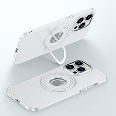 Apple iPhone 13 Pro Max用ハードケース プラスチック 質感もマット カバー Mag-Safe 磁気 Magnetic JB1 アップル ホワイト