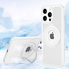 Apple iPhone 13 Pro Max用極薄ソフトケース シリコンケース 耐衝撃 全面保護 Mag-Safe 磁気 Magnetic AC1 アップル ホワイト