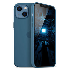 Apple iPhone 14用極薄ソフトケース シリコンケース 耐衝撃 全面保護 S05 アップル ネイビー