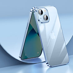 Apple iPhone 14用極薄ソフトケース シリコンケース 耐衝撃 全面保護 クリア透明 LD2 アップル ネイビー