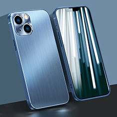 Apple iPhone 14 Plus用ケース 高級感 手触り良い アルミメタル 製の金属製 カバー M09 アップル ネイビー