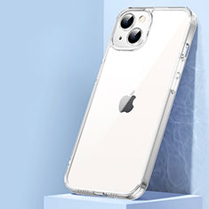 Apple iPhone 14 Plus用極薄ソフトケース シリコンケース 耐衝撃 全面保護 クリア透明 A01 アップル クリア