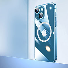 Apple iPhone 14 Plus用ハードカバー クリスタル クリア透明 Mag-Safe 磁気 Magnetic QC2 アップル クリア