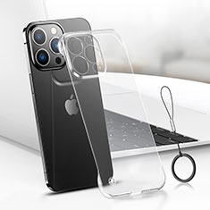 Apple iPhone 14 Pro用ハードカバー クリスタル クリア透明 H03 アップル クリア