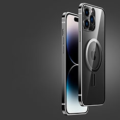 Apple iPhone 14 Pro Max用ケース 高級感 手触り良い メタル兼プラスチック バンパー JB2 アップル ブラック