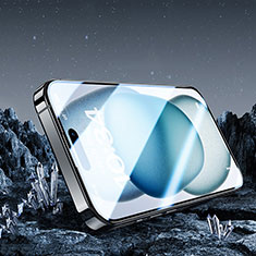 Apple iPhone 14 Pro Max用強化ガラス フル液晶保護フィルム U07 アップル ブラック