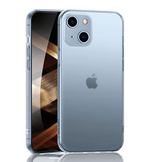 Apple iPhone 15用極薄ソフトケース シリコンケース 耐衝撃 全面保護 クリア透明 C02 アップル クリア