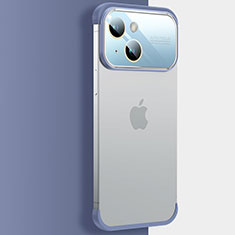 Apple iPhone 15用ハードカバー クリスタル クリア透明 QC4 アップル ネイビー