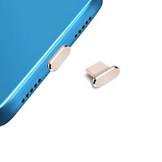 Apple iPhone 15用アンチ ダスト プラグ キャップ ストッパー USB-C Android Type-Cユニバーサル H14 アップル ゴールド
