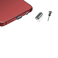 Apple iPhone 15用アンチ ダスト プラグ キャップ ストッパー USB-C Android Type-Cユニバーサル H17 アップル ダークグレー
