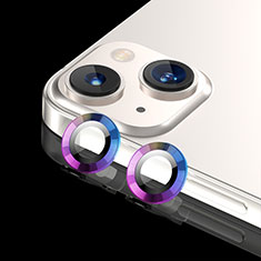 Apple iPhone 15用強化ガラス カメラプロテクター カメラレンズ 保護ガラスフイルム C08 アップル パープル