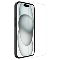 Apple iPhone 15用強化ガラス 液晶保護フィルム P02 アップル クリア