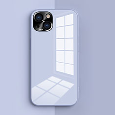 Apple iPhone 15 Plus用360度 フルカバー極薄ソフトケース シリコンケース 耐衝撃 全面保護 バンパー G01 アップル ブルー