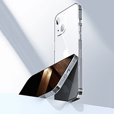 Apple iPhone 15 Plus用極薄ソフトケース シリコンケース 耐衝撃 全面保護 クリア透明 A04 アップル クリア