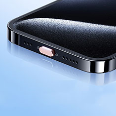Apple iPhone 15 Plus用アンチ ダスト プラグ キャップ ストッパー USB-C Android Type-Cユニバーサル H01 アップル ローズゴールド
