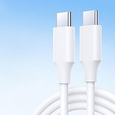 Apple iPhone 15 Pro用Type-C USB-C to Type-C USB-C アクティブ変換ケーブルアダプタ 60W H04 アップル ホワイト