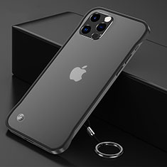 Apple iPhone 15 Pro用ハードカバー クリスタル クリア透明 H06 アップル ブラック