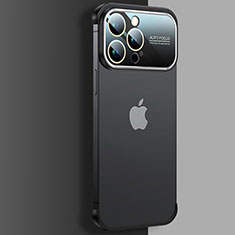 Apple iPhone 15 Pro用ハードカバー クリスタル クリア透明 QC4 アップル ブラック