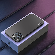 Apple iPhone 15 Pro用ハードケース プラスチック 質感もマット カバー TB2 アップル ブラック