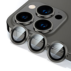 Apple iPhone 15 Pro用強化ガラス カメラプロテクター カメラレンズ 保護ガラスフイルム C10 アップル ブラック