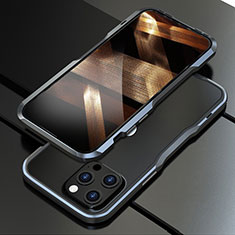 Apple iPhone 15 Pro Max用ケース 高級感 手触り良い アルミメタル 製の金属製 バンパー カバー A01 アップル グレー