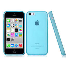 Apple iPhone 5C用シリコンケース ソフトタッチラバー 質感もマット アップル ブルー