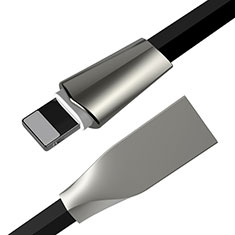 Apple iPhone 5S用USBケーブル 充電ケーブル L06 アップル ブラック