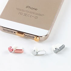Apple iPhone 5S用アンチ ダスト プラグ キャップ ストッパー Lightning USB J05 アップル ローズゴールド