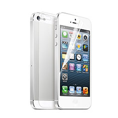 Apple iPhone 5S用高光沢 液晶保護フィルム 背面保護フィルム同梱 アップル クリア