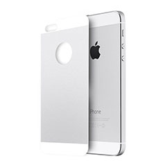Apple iPhone 5S用強化ガラス 背面保護フィルム アップル シルバー