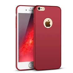 Apple iPhone 6用ハードケース プラスチック 質感もマット P01 アップル レッド