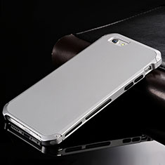 Apple iPhone 6用ケース 高級感 手触り良い アルミメタル 製の金属製 カバー アップル シルバー