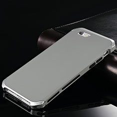 Apple iPhone 6用ケース 高級感 手触り良い アルミメタル 製の金属製 カバー アップル グレー