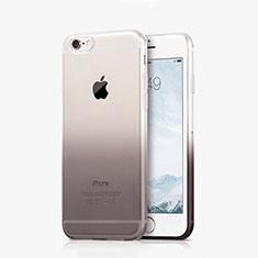 Apple iPhone 6用極薄ソフトケース グラデーション 勾配色 クリア透明 Z01 アップル グレー