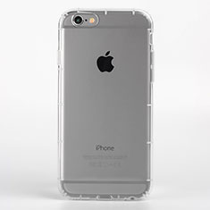 Apple iPhone 6用極薄ソフトケース シリコンケース 耐衝撃 全面保護 クリア透明 T06 アップル クリア