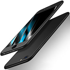 Apple iPhone 6 Plus用ハードケース プラスチック 質感もマット 前面と背面 360度 フルカバー アップル ブラック