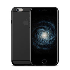 Apple iPhone 6 Plus用極薄ソフトケース シリコンケース 耐衝撃 全面保護 U01 アップル ブラック